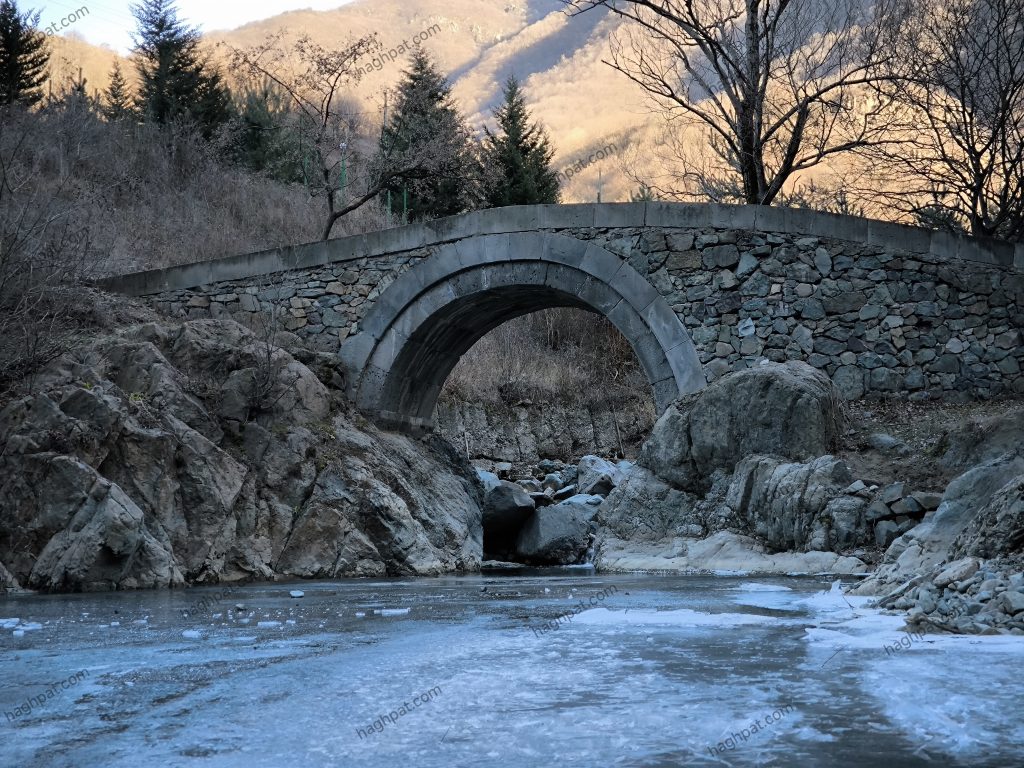 Ջրաղացաձորի կամուրջը ձմռանը