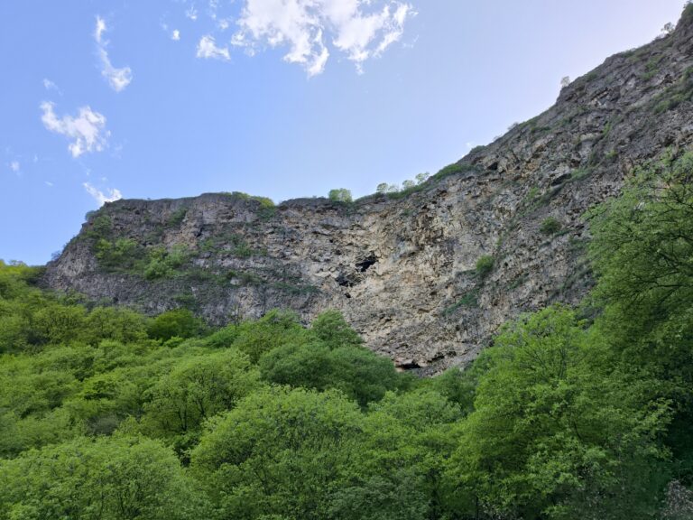 Լաստի այր քարայրային համալիրը գտնվում է Հաղպատի ձորում՝ 100 մետր բարձրության ուղղահայաց ժայռի մեջ: