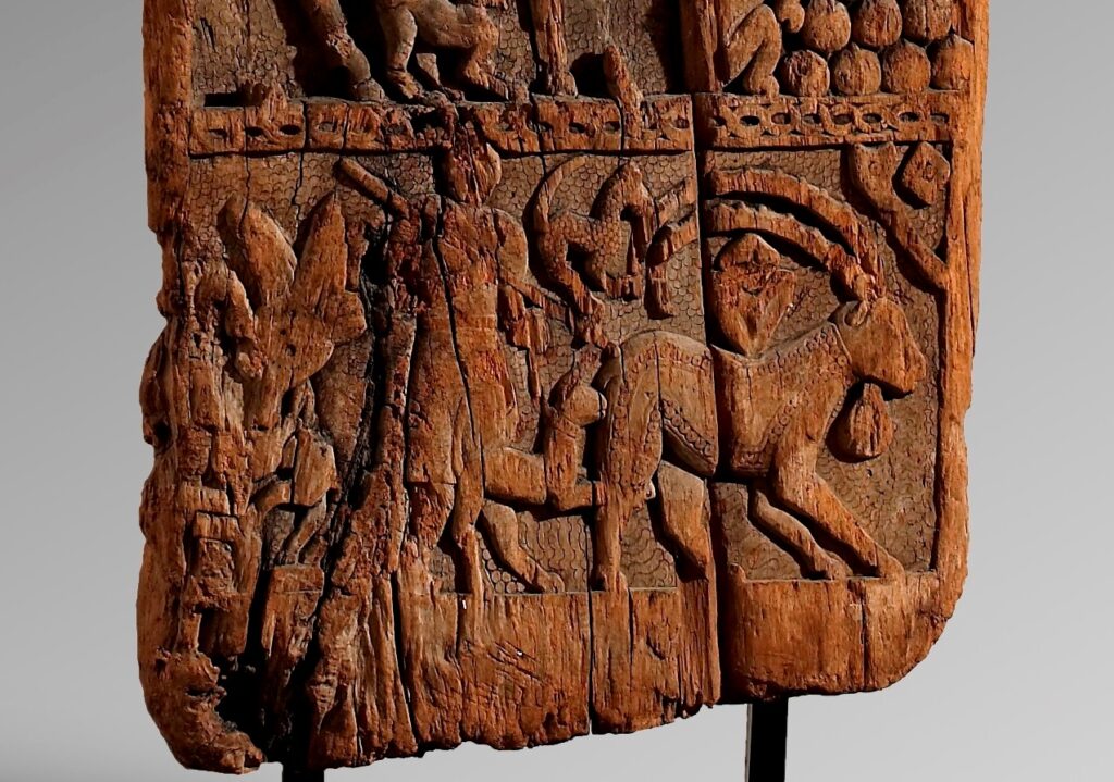 Հաղպատի եկեղեցու դռան փայտյա փեղկ, որը ստեղծվել է 1188 թվականին: